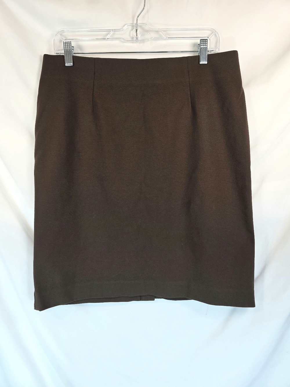 J. Jill Brown Office Colliagate Classic Stretch Pencil Skirt Women’s Size M